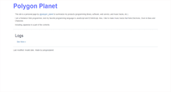 Desktop Screenshot of polygonpla.net