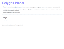 Tablet Screenshot of polygonpla.net